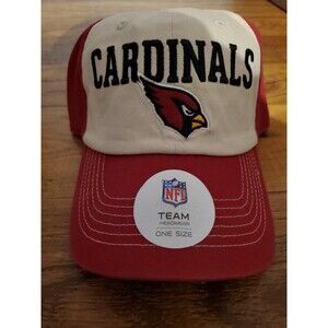 Arizona Cardinals NFL Red White Hat Football Team Headwear One Size